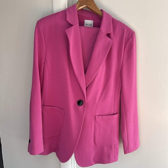 NIC+ZOE Women’s 12 Suit Blazer and 10 Dress Pants Set Tailored Professional - Picture 2 of 13